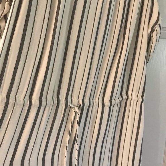 Cloth & stone cotton/linen stripe dress large - Picture 6 of 6